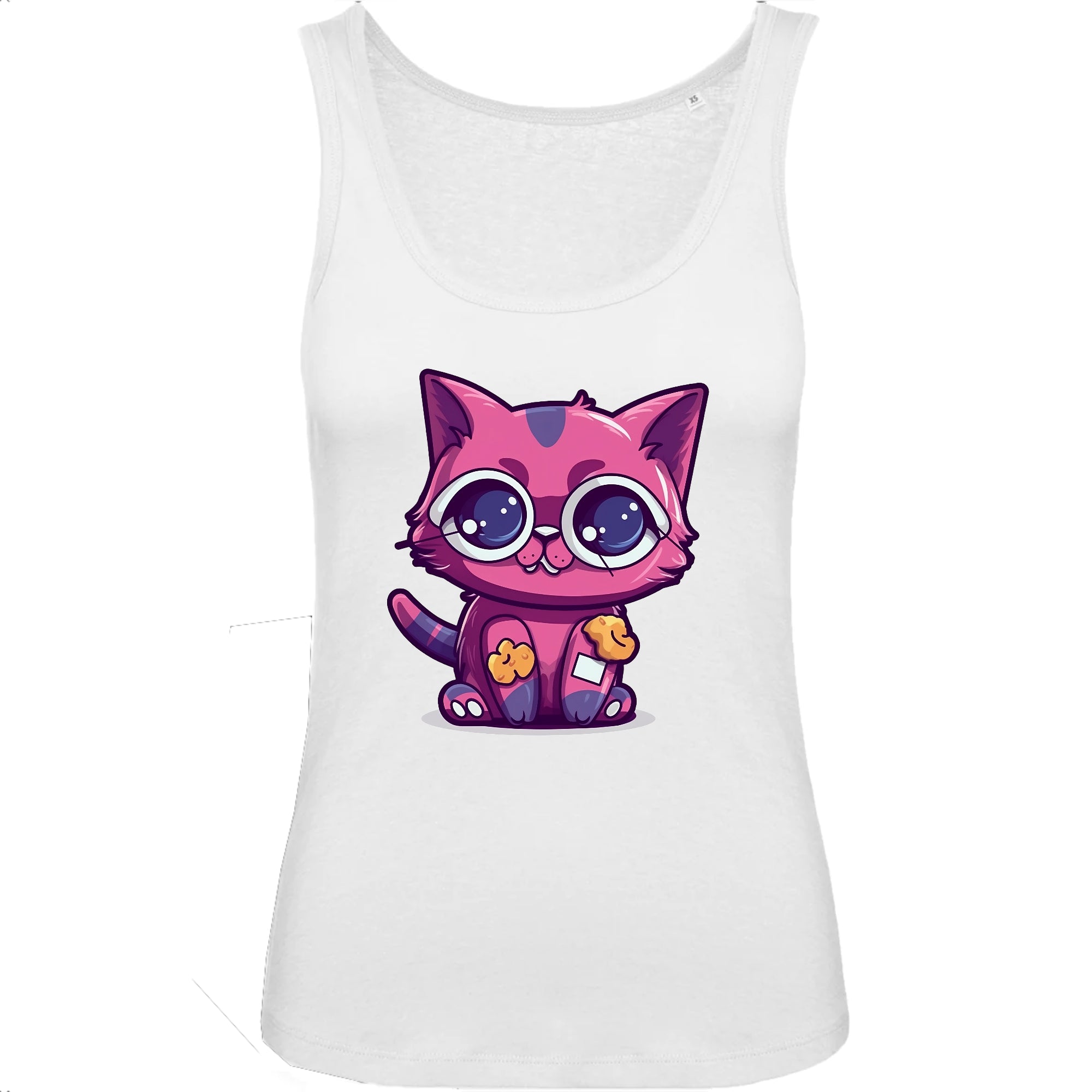 Cutie Cats Sympathie Women Tank Top 100 Organic Cotton L Black